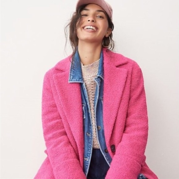 Anthropologie Jackets & Blazers - ANTHROPOLOGIE Yvette Boucle Coat NWOT Sz 12 Runs Large! Price is Firm